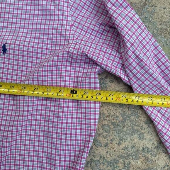 Ralph Lauren Polo Classic Logo Button Up Plaid Shirt - Picture 2 of 3